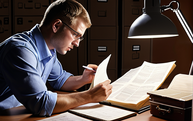 **Prompt:** A driven professional, illuminated by a spotlight, studies diligently with organized notes and real-world logistics case studies scattered around. The scene embodies the fusion of theory and practice, fueled by ambition and the desire to become a logistics expert.
